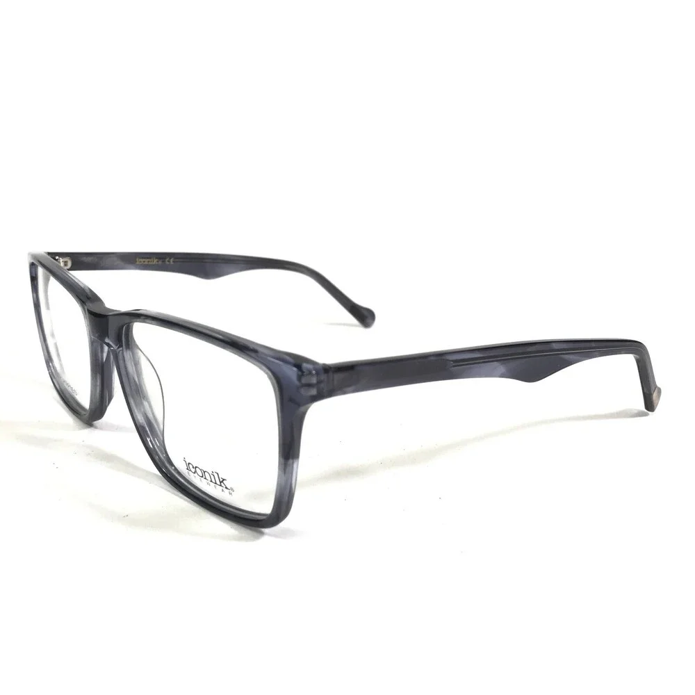 Iconik Eyeglasses Frames Kenneth C2 Blue Tortoise Square Full Rim 54-16-140